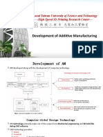 Development of Additive Manufacturing