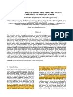 Effects On Rubber Mixing Process On Curing Characteristics of NR