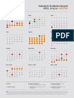 Calendario Genérico Máster PDF