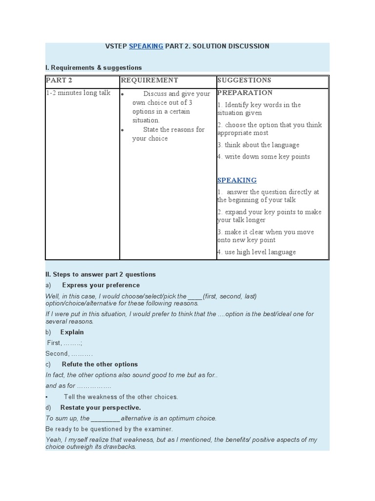 Solution Discussion Guidelines | PDF