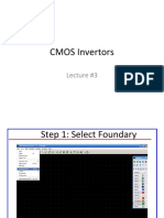 CMOS Inverter Design Steps