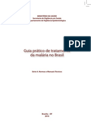 Guia Pratico Tratamento Malaria Brasil 2602 Malaria Plasmodium