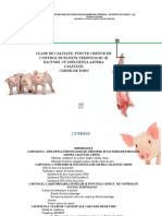 Clase de calitate, puncte critice de control pe fluxul tehnologic si factori cu influenta asupra calitatii carnii de porc