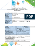 Guía de Actividades y Rúbrica de Evaluación - Fase 1 - Reconomiento