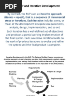 The RUP and Iterative Development