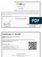 CERTIFICADO CURSO DE TRANSITO simone