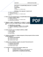 Test de Evaluare - MG Calitatii Semestrul2