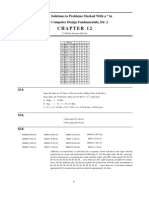 Problem Solutions To Problems Marked With A in Logic Computer Design Fundamentals, Ed. 2