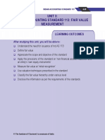 Unit 3: Indian Accounting Standard 113: Fair Value Measurement