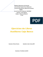 JESÚS CUEVAS #01 1-C-19 Ejercicios de Libro Auxiliar Caja Banco