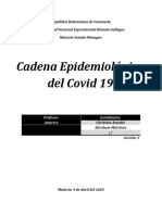Cadena Epidemiologica Del Covid 19
