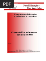 Curso de Procedimentos Técnicos em UTI