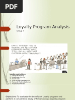 Loyalty Program Analysis - V2.0