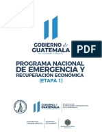 Programa Nacional de Emergencia Guatemala