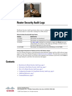 History For Router Security Audit Logs Feature Release Modification