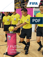 Futsal - Leis Do Jogo 2015 2016 PDF