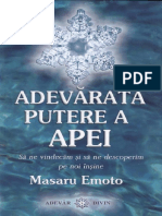 1999 - Masaru Emoto - Adevărata Putere A Apei PDF