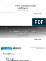 Introduction To Post-Processing With Paraview: Basic Training