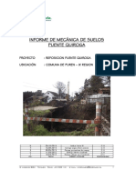 Fundación directa mejorada para puente Quiroga