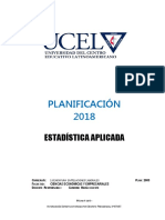 16 - Estadística Aplicada 2018 (Plan 2003)