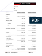 Ejemplo: Estados Financieros: Compañía Ejemplo, S. A