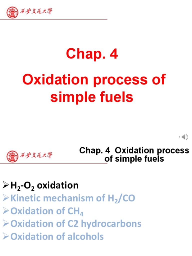 Fuel Oxidation Processes Explained | PDF | Methane | Chemical Reactions