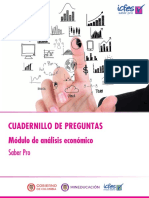 Cuadernillo de Preguntas Analisis Economico - Saber Pro 2018