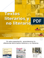 texto literario y no literario