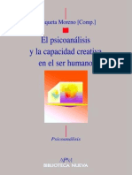 El psicoanálisis y la capacidad creativa en el ser humano - Enriqueta Moreno.epub