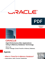 High-Performance SQL Applications Using In-Memory Database Technology