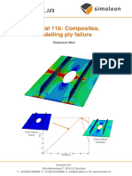 Tutorial 11b: Composites, Modelling Ply Failure: Stephanie Miot