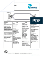 PS002CYL: 20 Litre Gas Samlping Cylinder Data Sheet