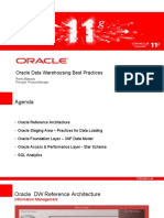 Oracle Data Warehousing Best Practices