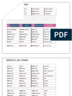 Irregular Verbs PDF