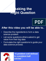 Ask Right Question Guide Data Science Process