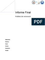 Modelo de Informe Final ICAM