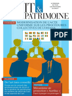 AUPC Revise Modernisation Procedure Collectives OHADA RevueDroit Patrimoine N°Special-253-Dec-2015 PDF