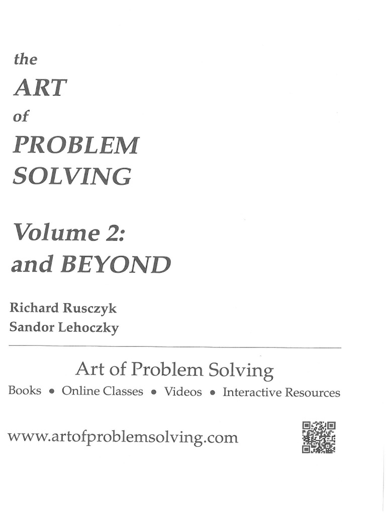 introduction to algebra art of problem solving richard rusczyk