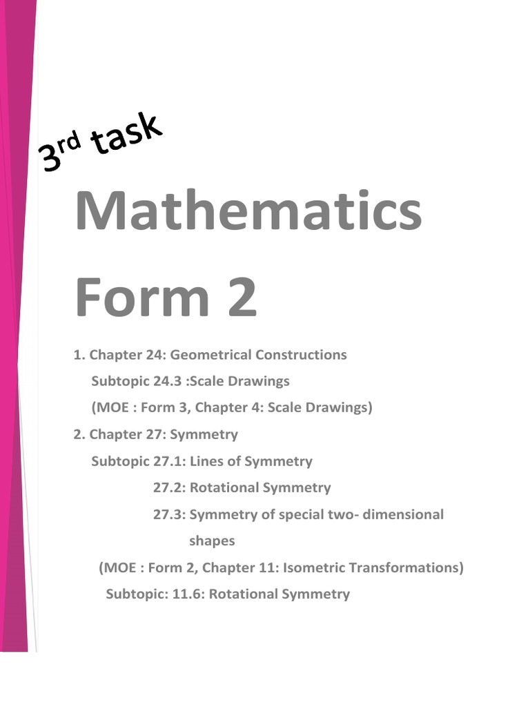 Math for Form 2 Students | PDF | Rectangle | Convex Geometry