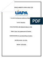 Tarea 1 de Legislaion de Transito. Luis Daniel Reyes.