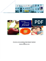 Financial Management Term Project Report Financial Management Term Project Report ON ON Nestle Pakistan Ltd. Nestle Pakistan LTD
