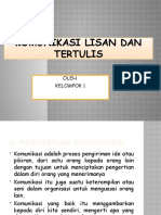 Komunikasi Lisan Dan Tertulis