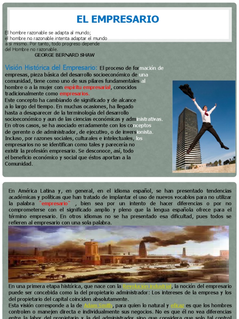 El Empresario | PDF | Economias | Negocios (general)