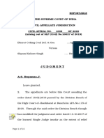 Reportable in The Supreme Court of India Civil Appellate Jurisdiction Civil Appeal No. 1009 of 2020 (Arising Out of SLP (Civil) No.20627 of 2019)