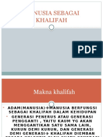 Manusia Sebagai Khalifah