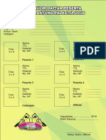 Formulir Lomba Dayung Palastta 2018 PDF