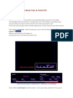 Tutorial Cara Membuat Kop Di AutoCAD