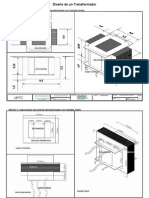 Diseño de Un Transformador (Gráfico en Escala Real Técnica)