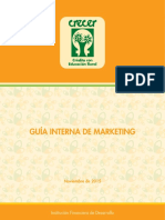 Guía interna de marketing de Institución Financiera de Desarrollo