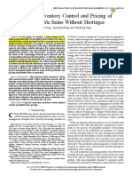 Optimal Inventory Control and Pricing of Perishable Items Without Shortages